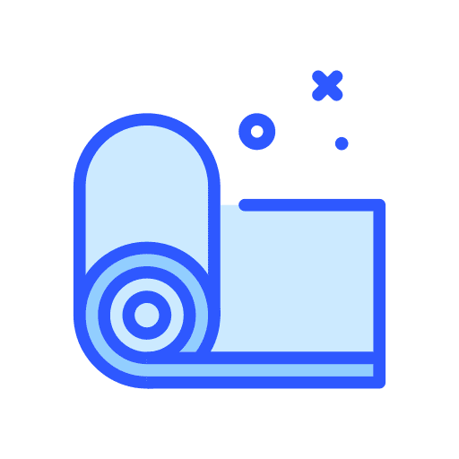Carpet carpet exercise fitness icon