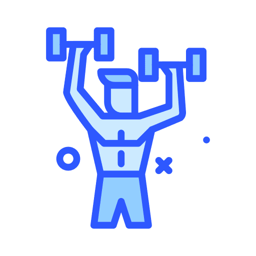 Exercise people physical activity workout icon
