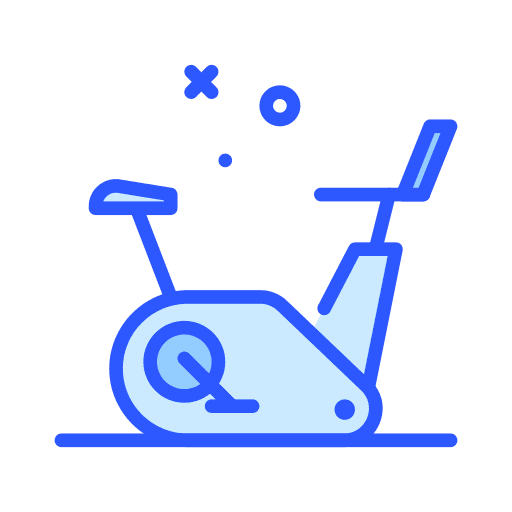Bike sport bycicle workout icon