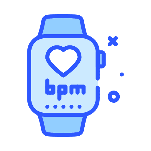 Watch wellness electronic device time and date icon