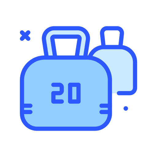 Weight lifting dumbbell weight training icon