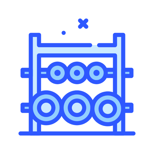 Weights gym fitness weights icon
