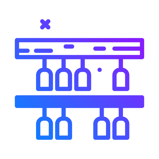 Bar drinks serving glasses icon