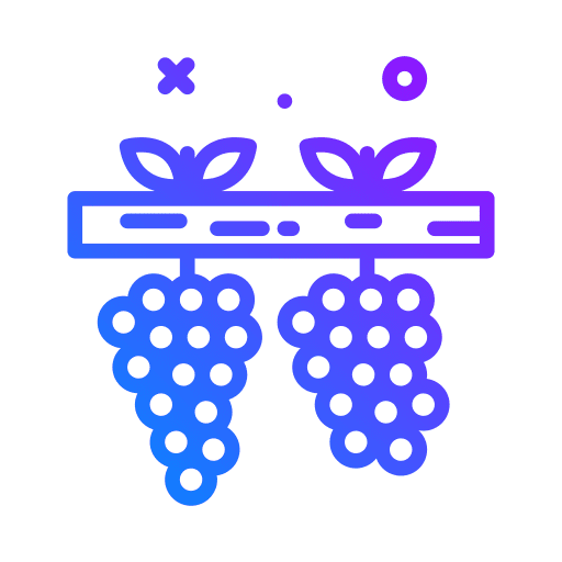 Grapes grapes hang fruit icon Grapes grapes hang fruit icon