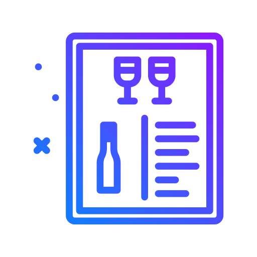 Menu menu drinks wine icon Menu menu drinks wine icon