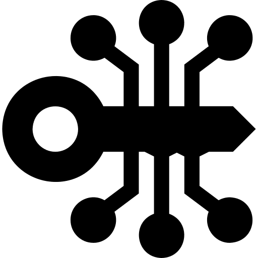 Encryption access data protection key icon