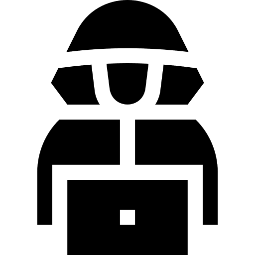 Hacker people professions and jobs security icon Hacker people professions and jobs security icon