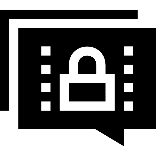 Chat communications chat security icon Chat communications chat security icon