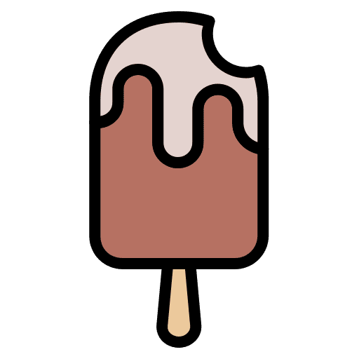Ice cream chocolate cold food and restaurant icon