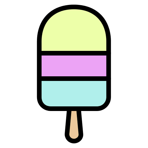 Ice pop ice lolly ice cream food and restaurant icon Ice pop ice lolly ice cream food and restaurant icon