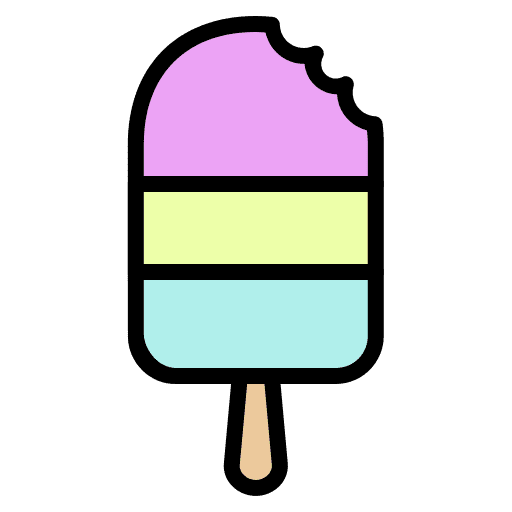 Popsicle ice lolly ice cream cold icon Popsicle ice lolly ice cream cold icon