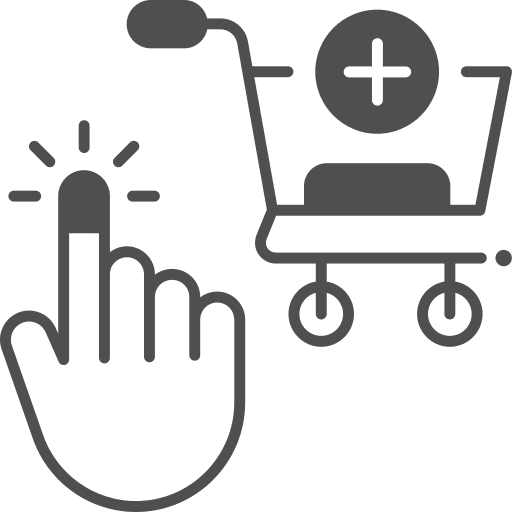 Add cart store trolley market icon
