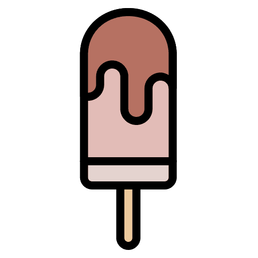 Ice cream food and restaurant flavor popsicle icon Ice cream food and restaurant flavor popsicle icon
