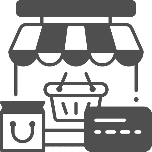 Online store online retail store icon
