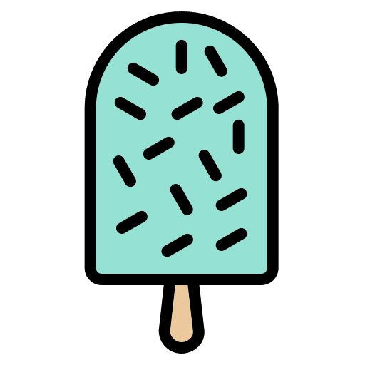Popsicle stick ice cream ice pop summer icon Popsicle stick ice cream ice pop summer icon