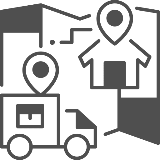 Tracking tracking logistics home delivery icon Tracking tracking logistics home delivery icon