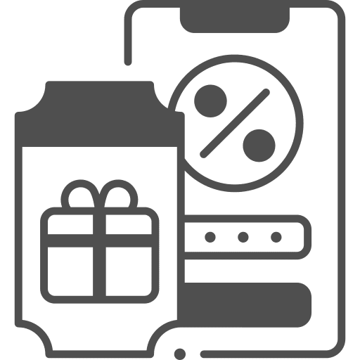 Coupon offer discount coupon icon Coupon offer discount coupon icon