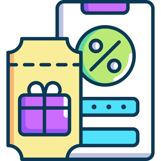 Coupon commerce and shopping promotion free icon Coupon commerce and shopping promotion free icon