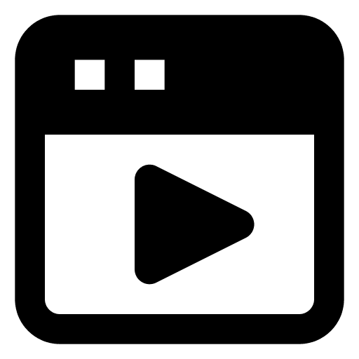 Advertising advertising video player advertisement icon