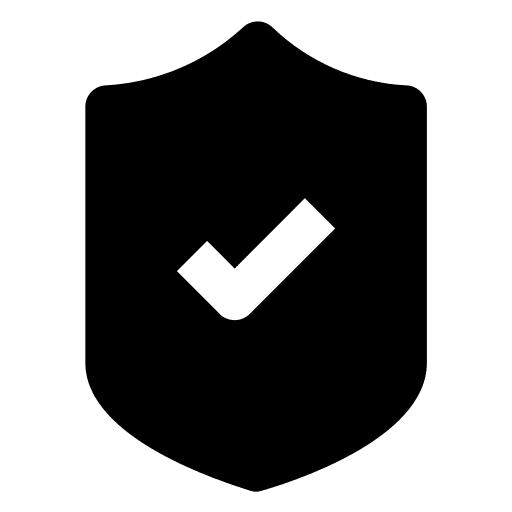 Shield security check mark ui icon