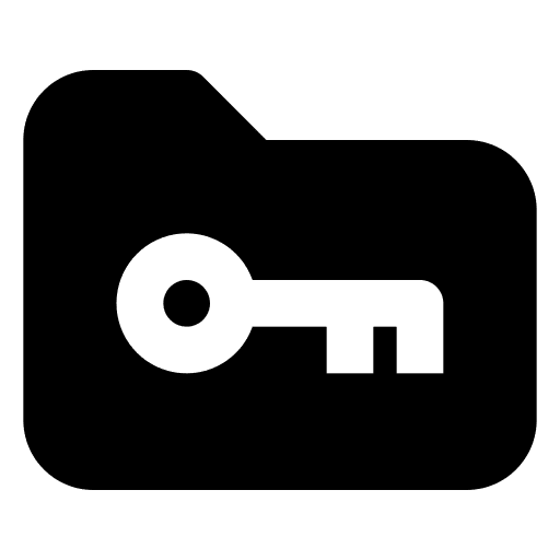 Key security key archive icon