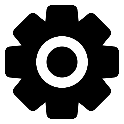 Option setup cogwheel option icon Option setup cogwheel option icon