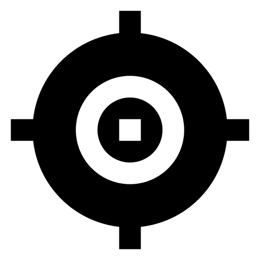 Target business and finance crosshair target icon Target business and finance crosshair target icon