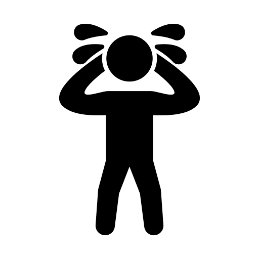 Crying sadness humanpictos weeping icon