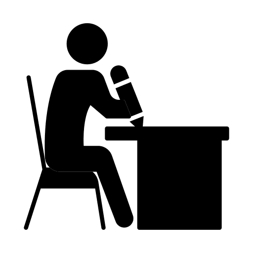 Writing pictogram writer write icon