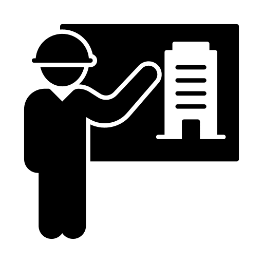 Engineer worker professions and jobs people icon