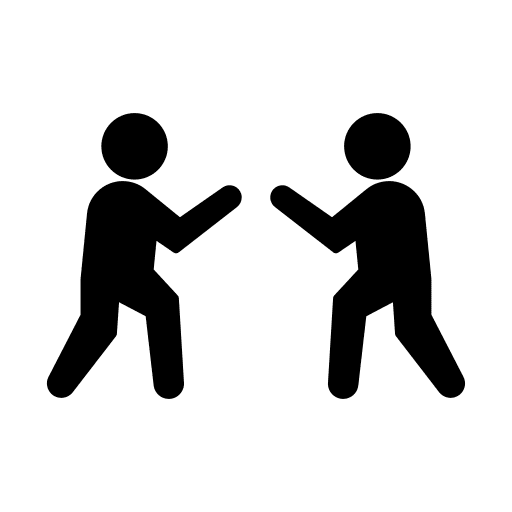 Fight stick man fight humanpictos icon