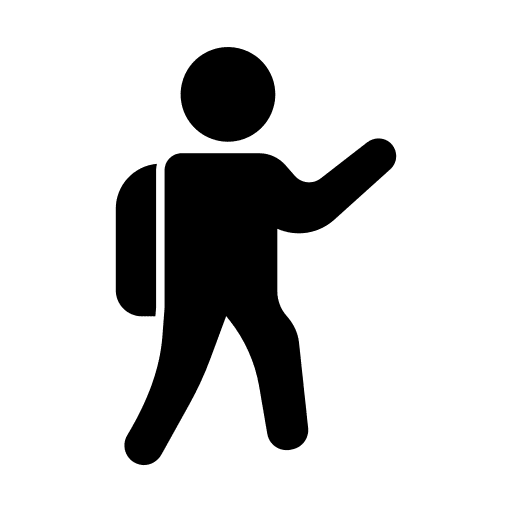 Walking humanpictos person people icon