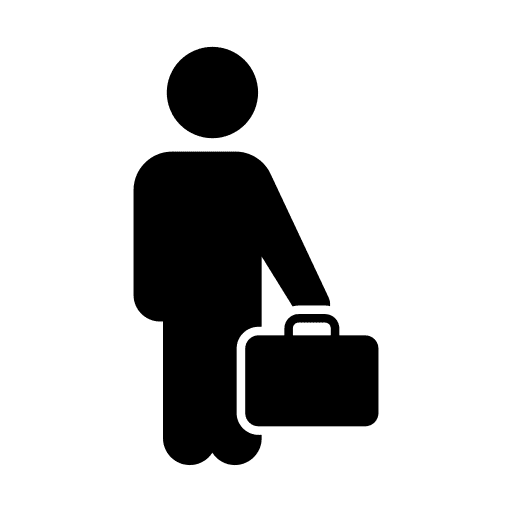 Businessman businessman executive pictogram icon