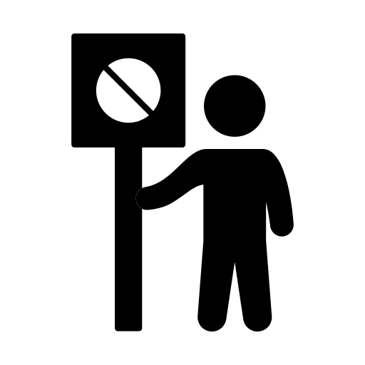 Protest pictogram people activist icon