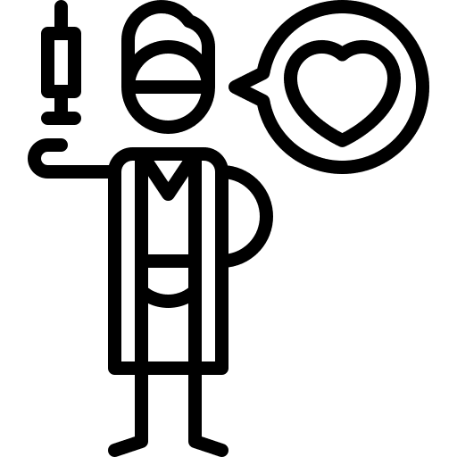 Doctor health care drugs heart icon