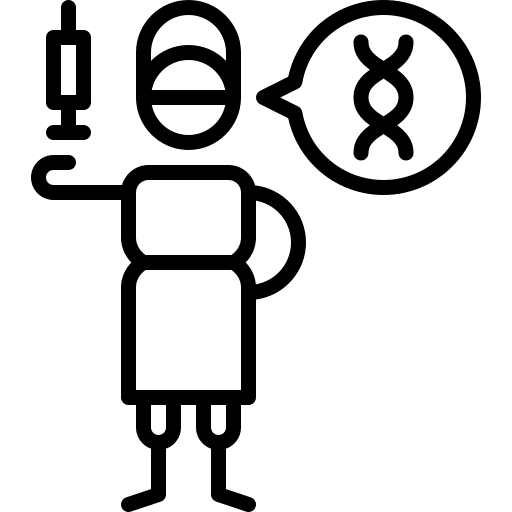 Rna cells vaccine people icon