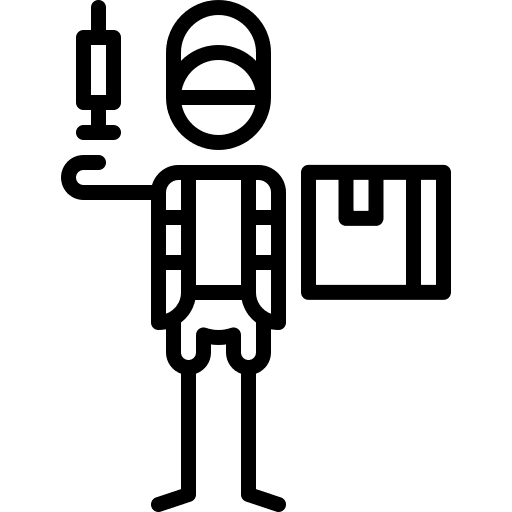Transportation vaccination transportation delivery icon