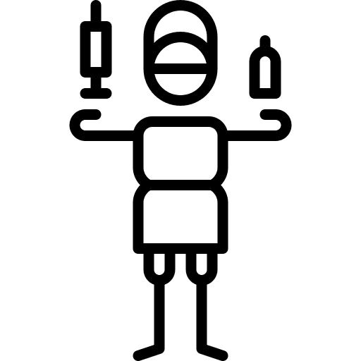 Vial hospital people nurse icon