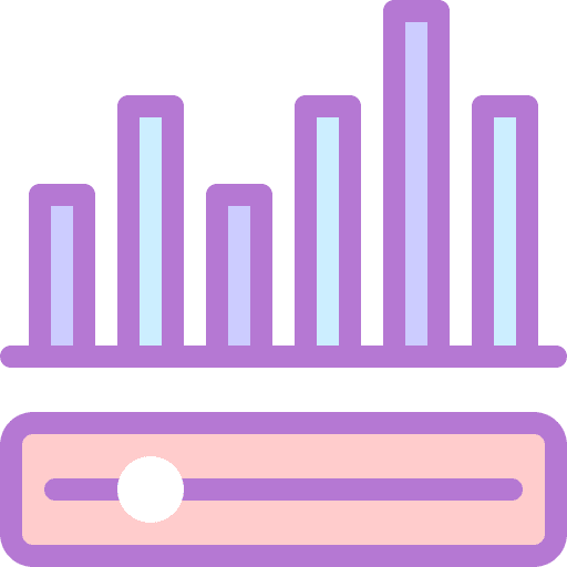 Audio waves music player sound bars music and multimedia icon Audio waves music player sound bars music and multimedia icon