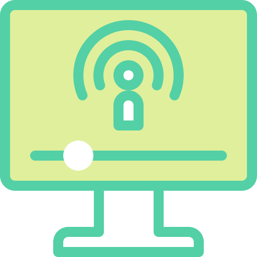 Computer talk recorder microphone icon