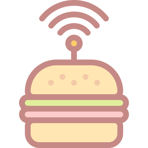 Food communications microphone food icon Food communications microphone food icon