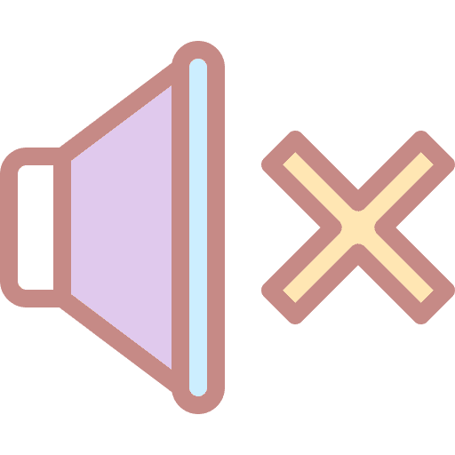 Mute music player music and multimedia ui icon Mute music player music and multimedia ui icon