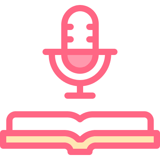 Story book story podcast icon Story book story podcast icon