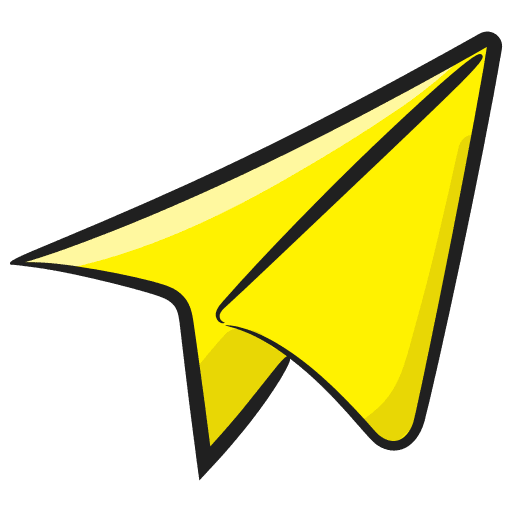 Message origami send direct icon