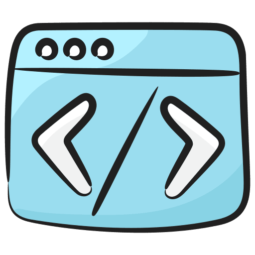 Web development code website design data icon