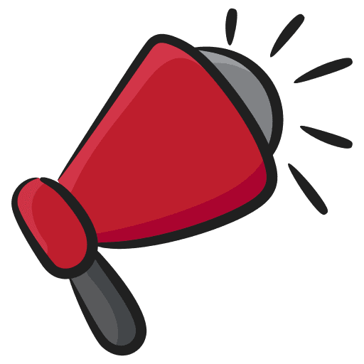 Campaign megaphone bullhorn communications icon