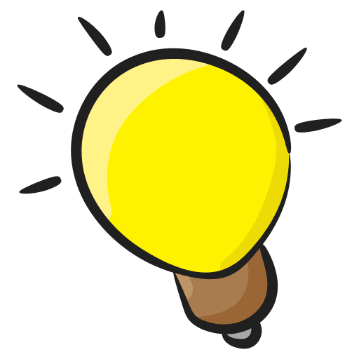 Idea electronics invention technology icon