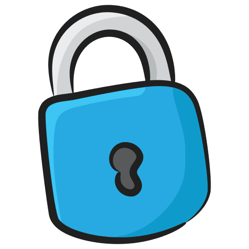 Padlock blocked locked privacy icon