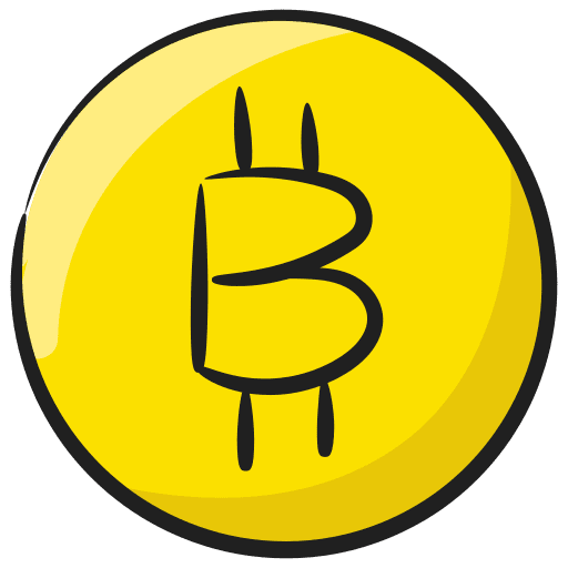 Bitcoin business and finance cash business icon