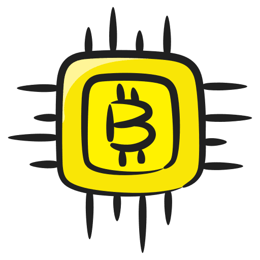 Microprocessor technology processor hardware icon